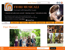 Tablet Screenshot of fiori-musicali.com